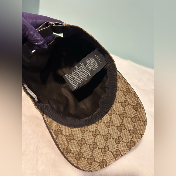 GUCCI Sheryline Baseball Cap Beige Large size. Authentic and pre-owned. - Picture 7 of 9